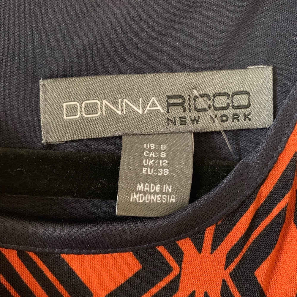 DONNA Rico geometric pattern dress - Picture 2 of 3